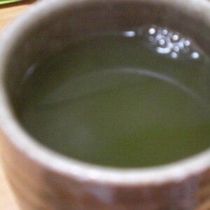 目覚めの一杯！ゆず緑茶